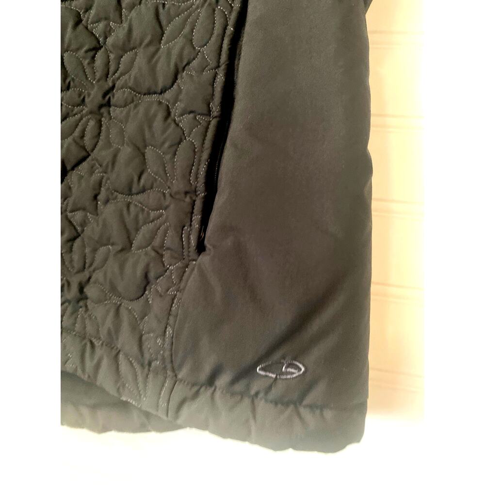 Champion women’s Black Quilted vest size L - Picture 3 of 5